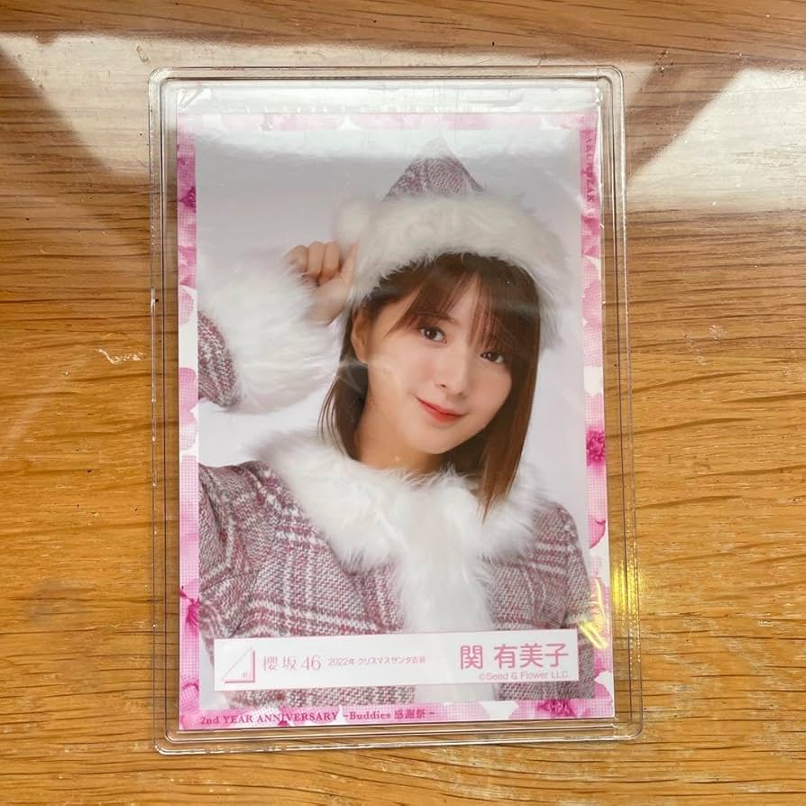 櫻坂46　関有美子　直筆サイン入り　クリスマスサンタ衣装　生写真 Amazon.co.jp: 櫻坂46 関有美子 生写真 クリスマスサンタ衣装